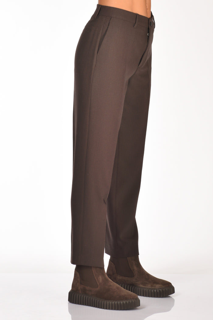 Berwich Pantalone Chicca Marrone Donna - 5