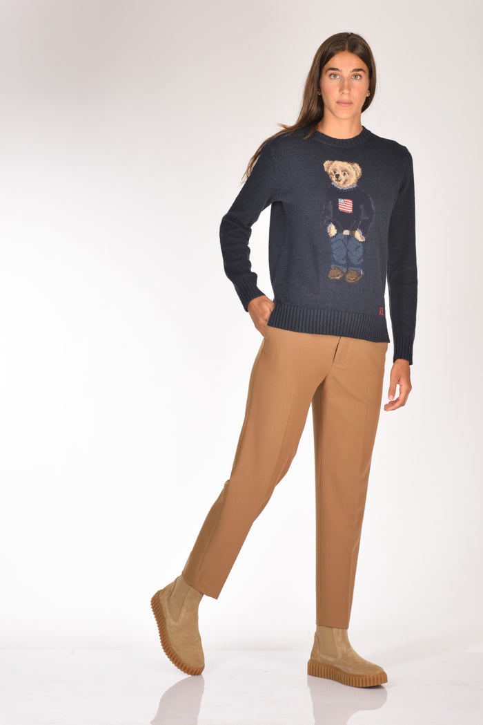 Berwich Pantalone Chicca Beige Cammello Donna - 2