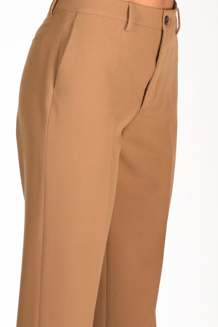 Berwich Pantalone Chicca Beige Cammello Donna - 5