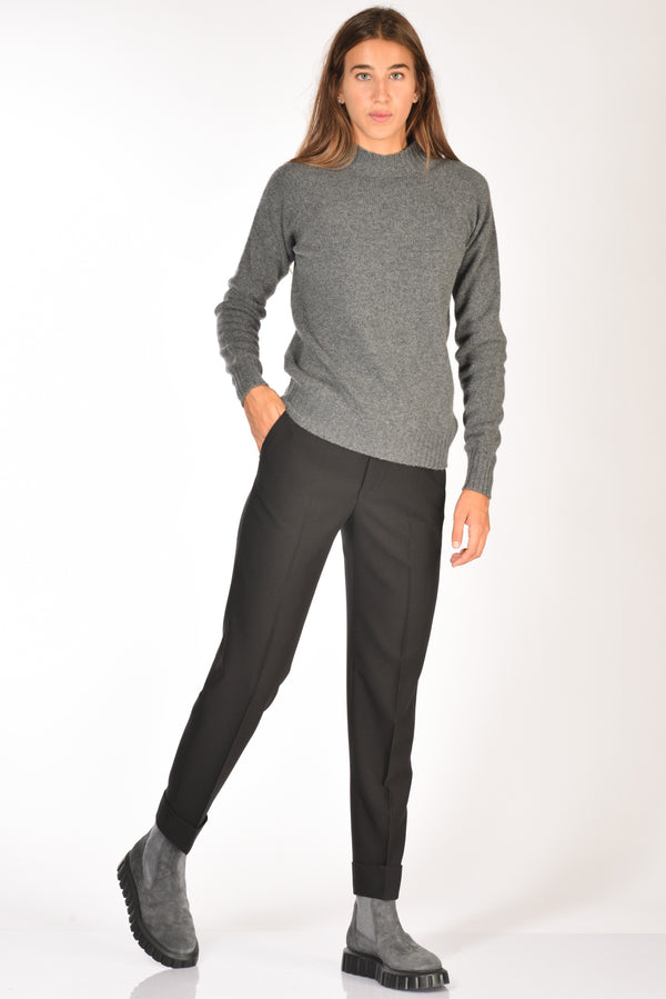 Berwich Pantalone Alice Nero Donna-2