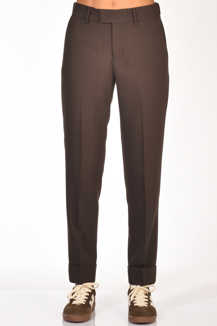 Berwich Pantalone Alice Marrone Donna - 3