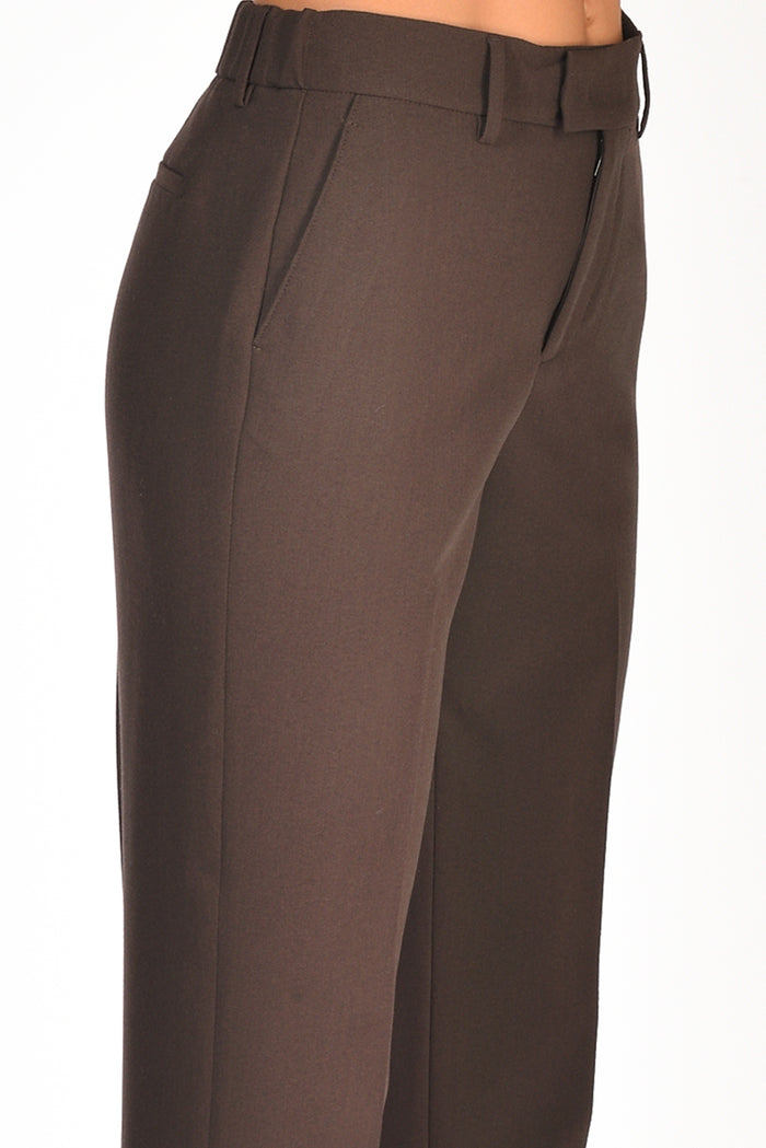 Berwich Pantalone Alice Marrone Donna - 5
