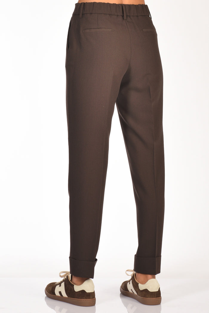 Berwich Pantalone Alice Marrone Donna - 6