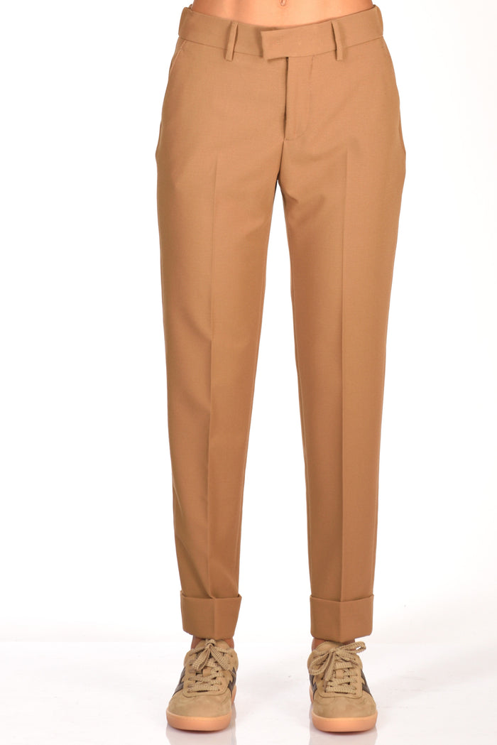 Berwich Pantalone Alice Beige Cammello Donna - 3