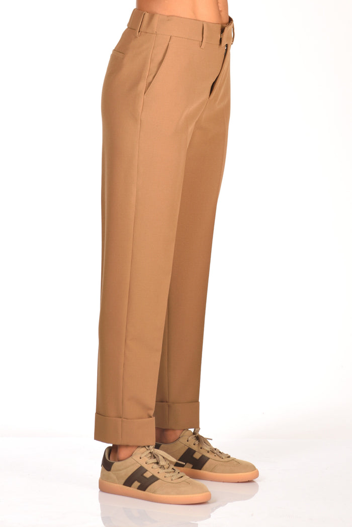 Berwich Pantalone Alice Beige Cammello Donna - 5