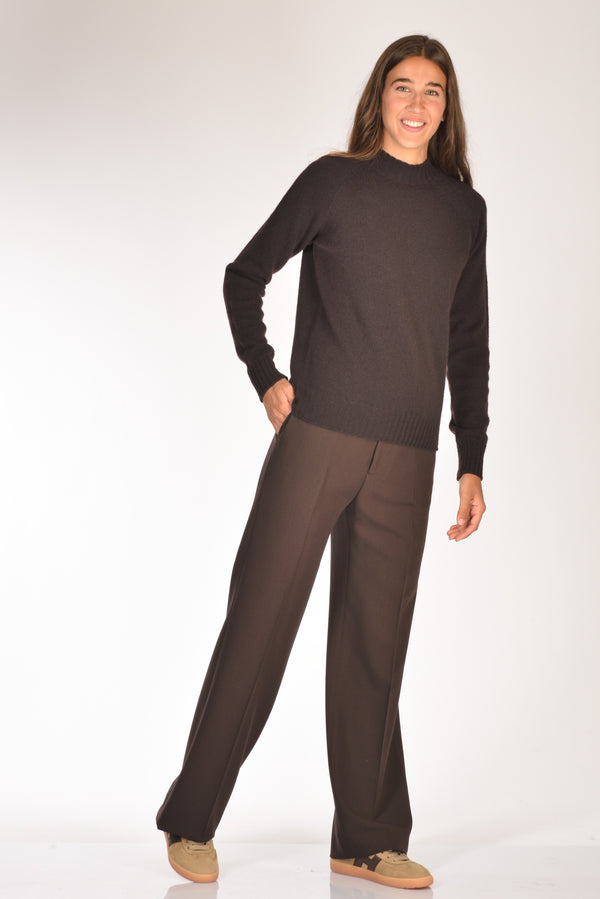 Berwich Pantalone Patrizia Marrone Donna-2