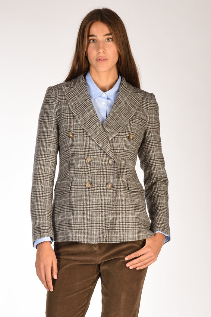 Kiltie Giacca Lauren Marrone/beige Donna - 1
