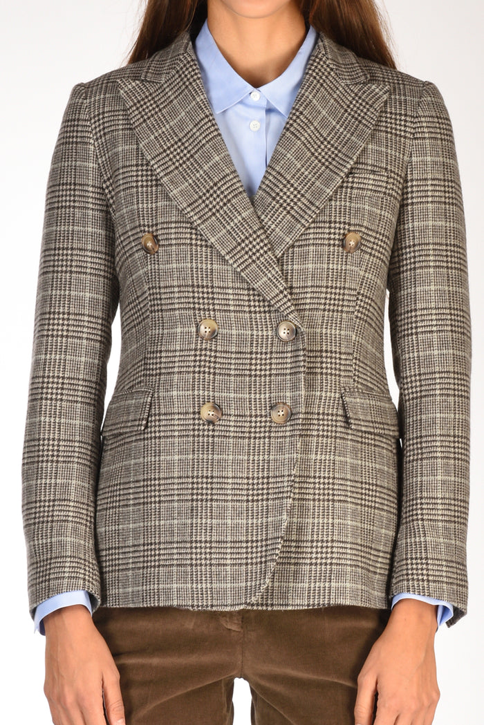 Kiltie Giacca Lauren Marrone/beige Donna - 3