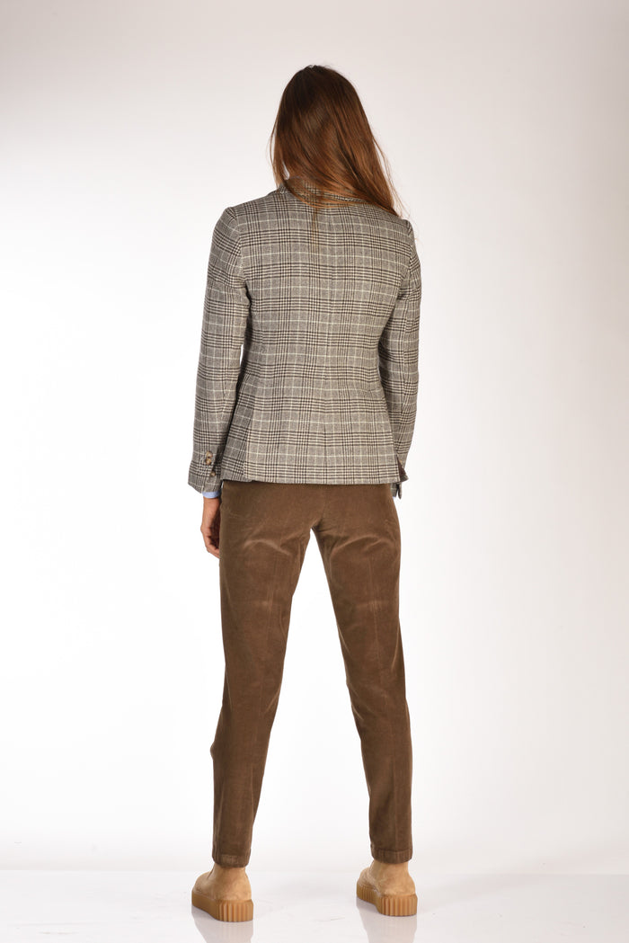 Kiltie Giacca Lauren Marrone/beige Donna - 5