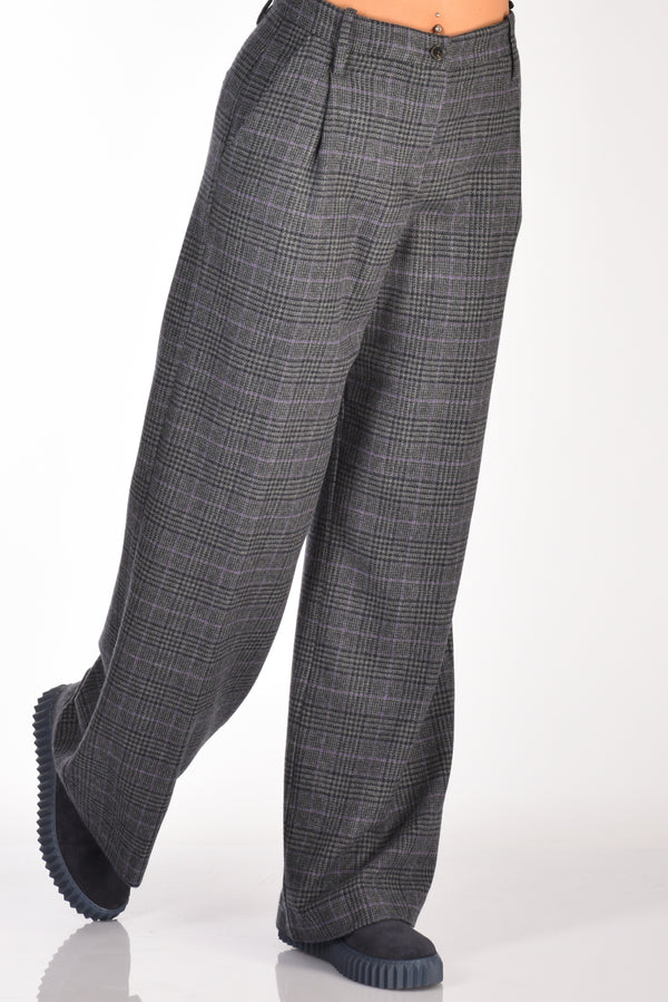 Kiltie Pantalone Ginger Grigio/viola Donna