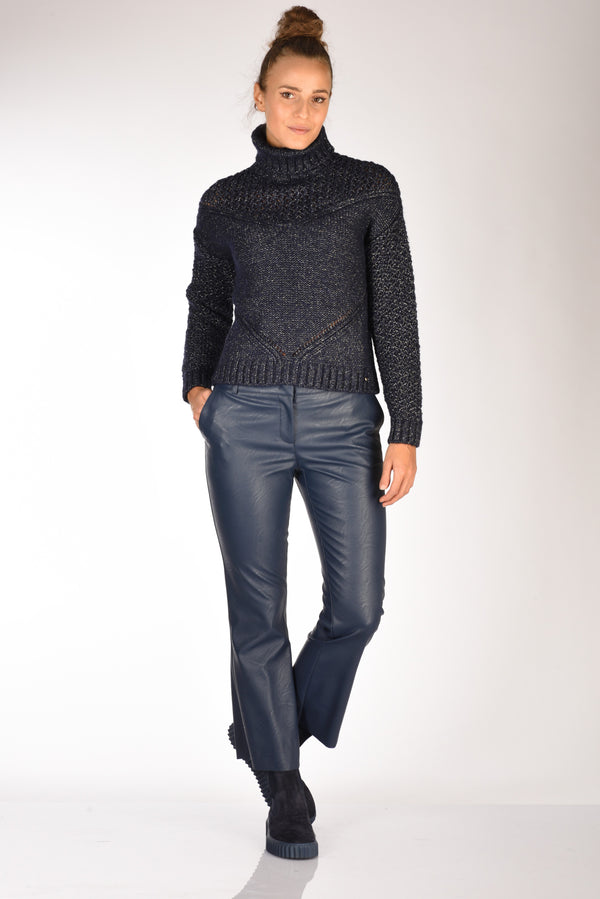 Kiltie Pantalone Florette Blu Donna-2