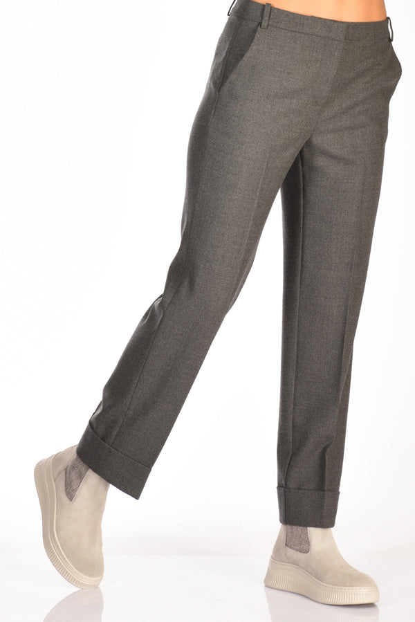 Kiltie Pantalone Milton Grigio Scuro Donna