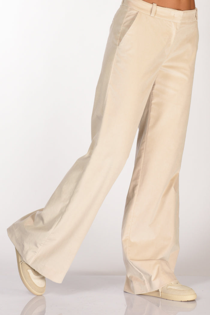 Kiltie Pantalone Andrea Beige Chiaro Donna - 1