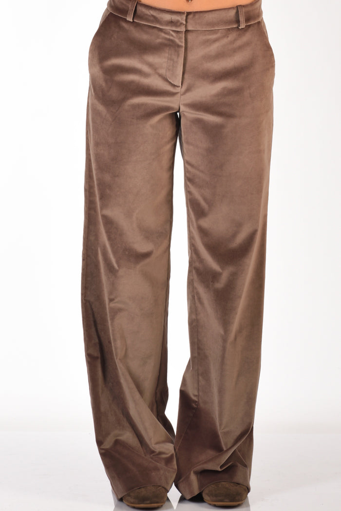 Kiltie Pantalone Andrea Marrone Chiaro Donna - 3