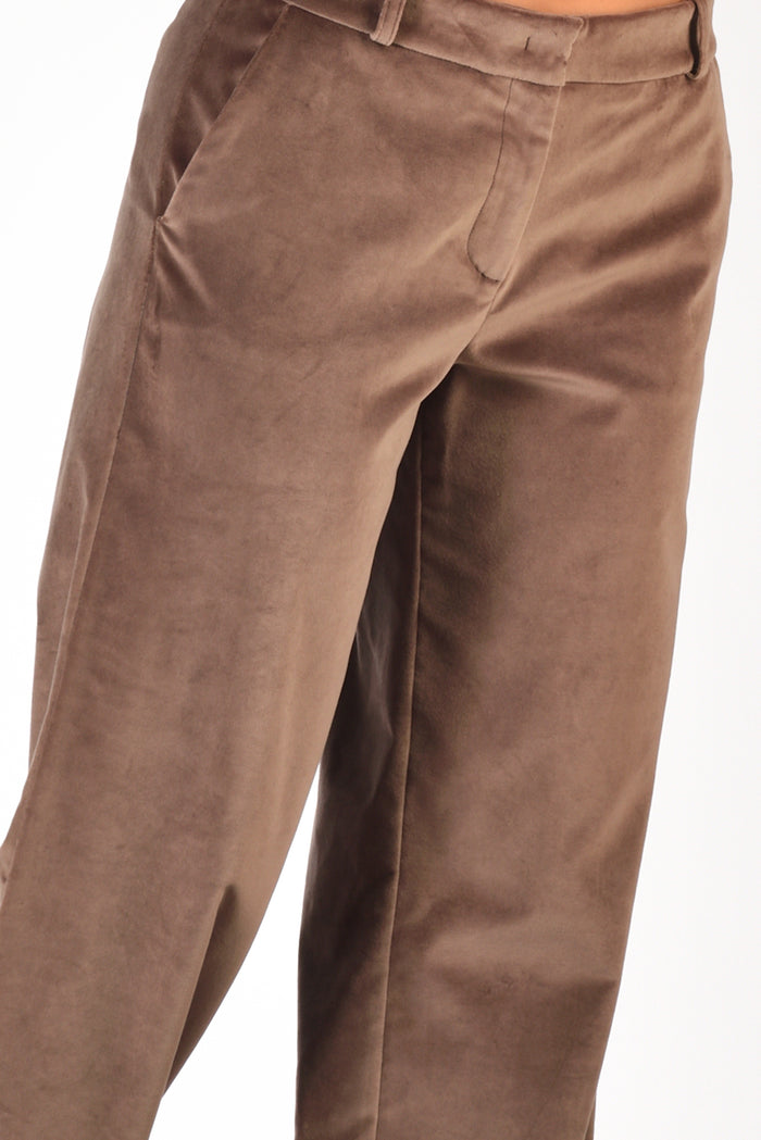 Kiltie Pantalone Andrea Marrone Chiaro Donna - 4
