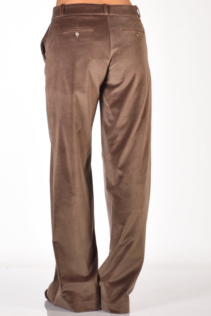 Kiltie Pantalone Andrea Marrone Chiaro Donna - 6