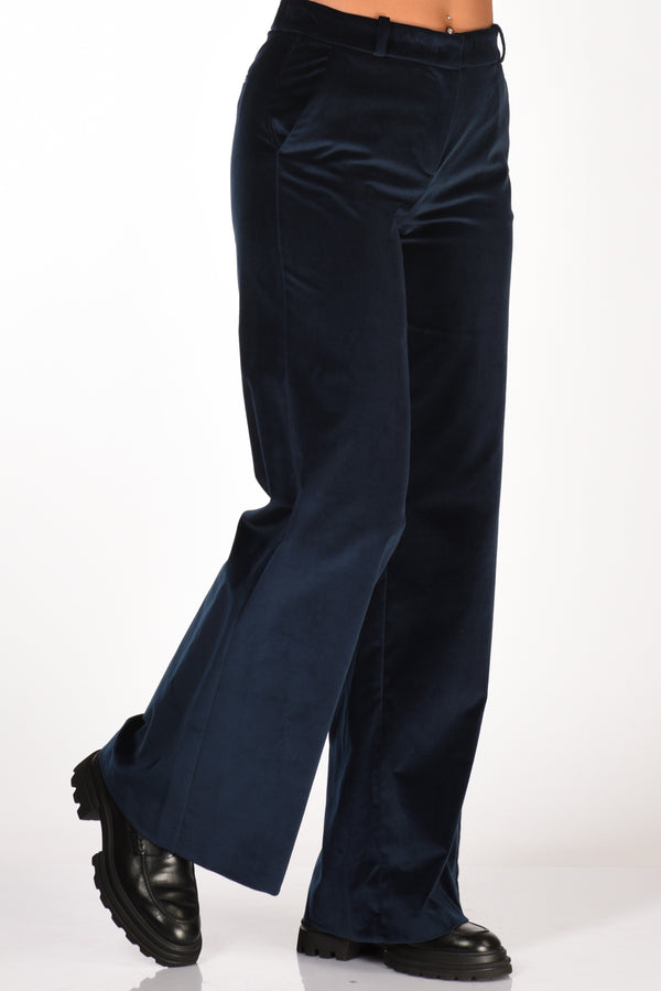 Kiltie Pantalone Andrea Blu Donna