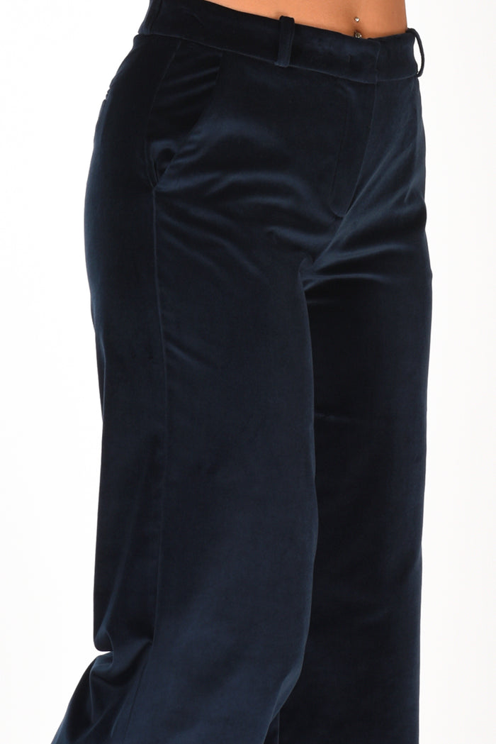 Kiltie Pantalone Andrea Blu Donna - 4