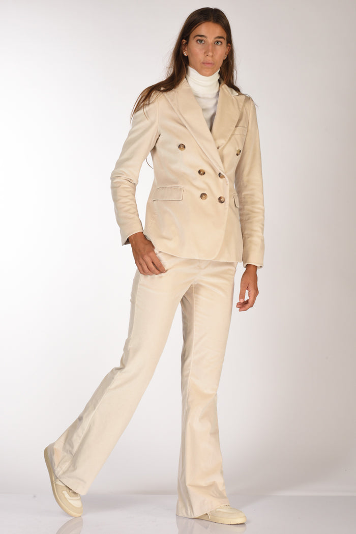 Kiltie Pantalone New Flo Beige Chiaro Donna - 2