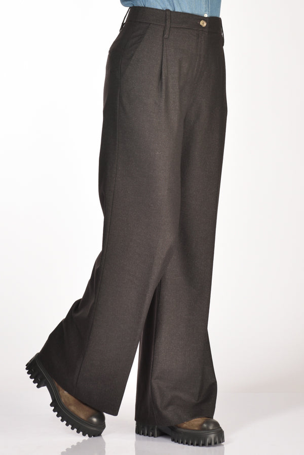 Kiltie Pantalone Ginger Marrone Donna