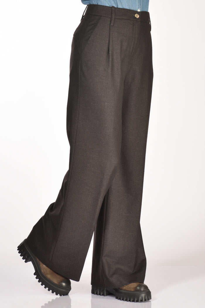 Kiltie Pantalone Ginger Marrone Donna - 1