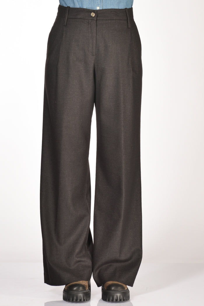 Kiltie Pantalone Ginger Marrone Donna - 3