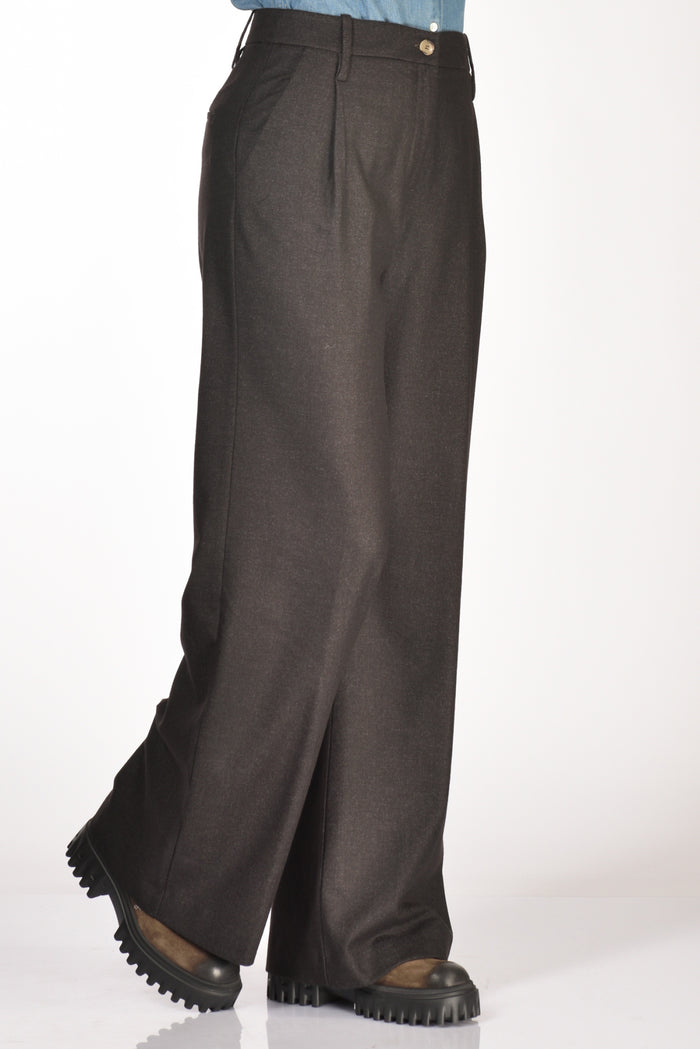 Kiltie Pantalone Ginger Marrone Donna - 5