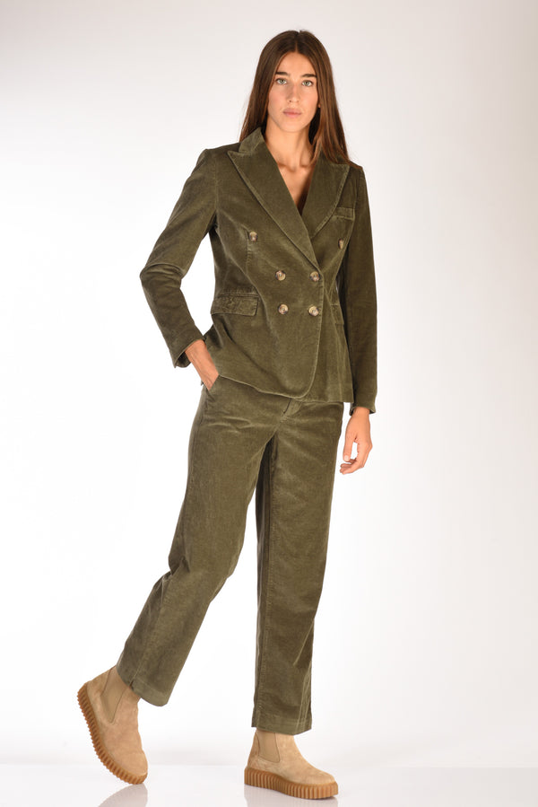 Kiltie Pantalone Parigi Verde Donna-2