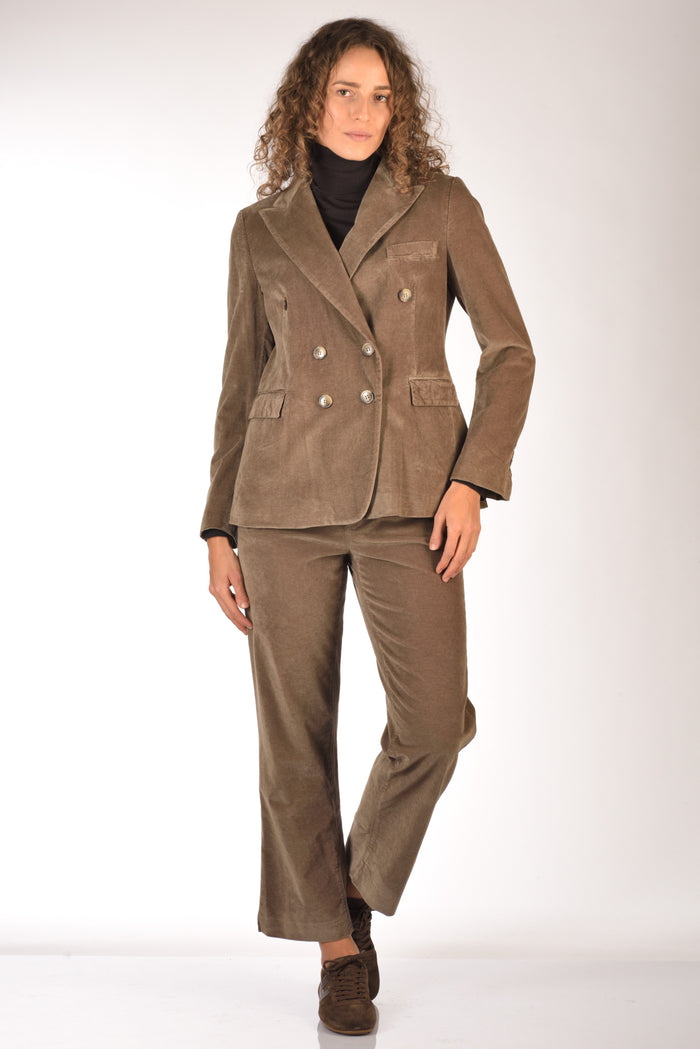 Kiltie Pantalone Parigi Marrone Chiaro Donna - 2