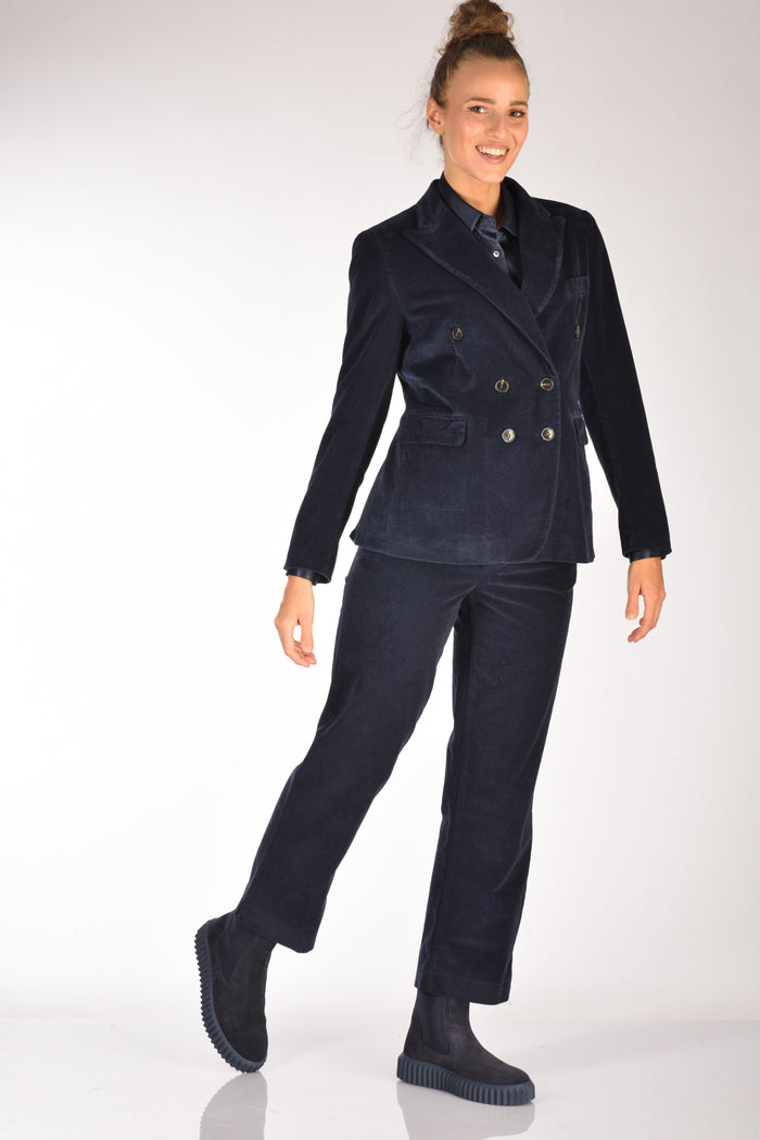 Kiltie Pantalone Parigi Blu Donna - 2