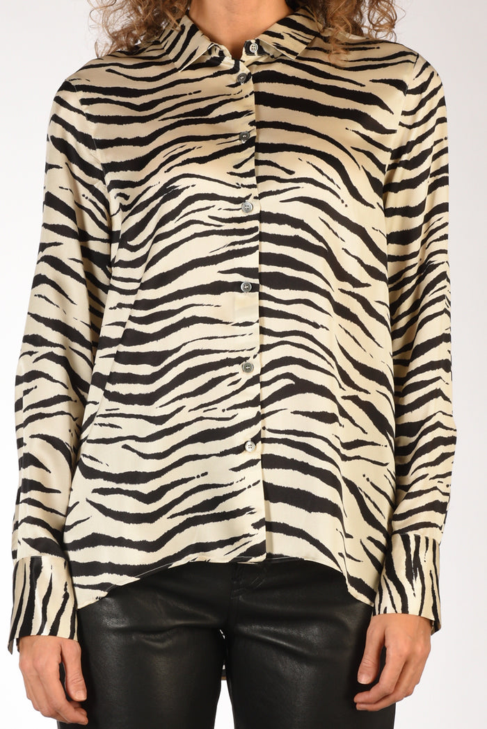 Robert Friedman Camicia Andrea Bianco/nero Donna - 3