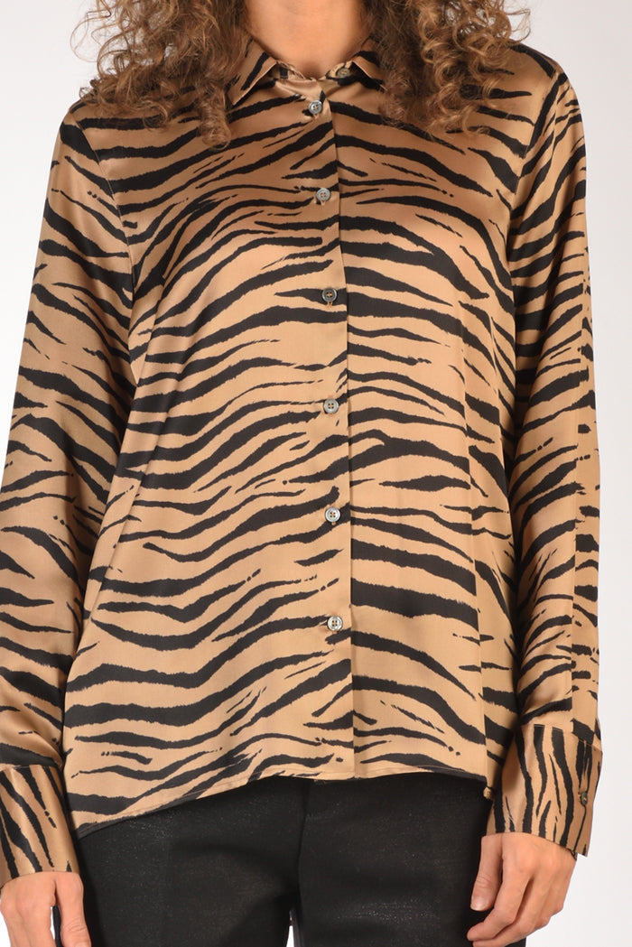 Robert Friedman Camicia Andrea Beige Chiaro/nero Donna - 3
