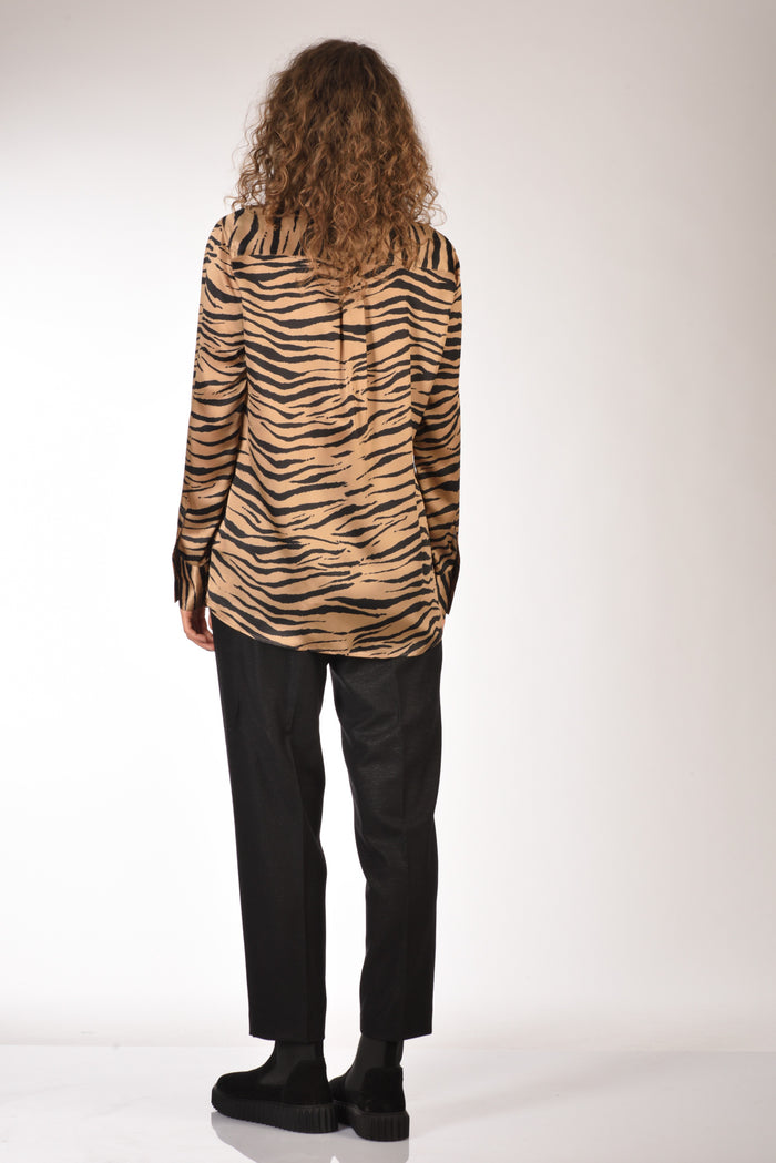 Robert Friedman Camicia Andrea Beige Chiaro/nero Donna - 5