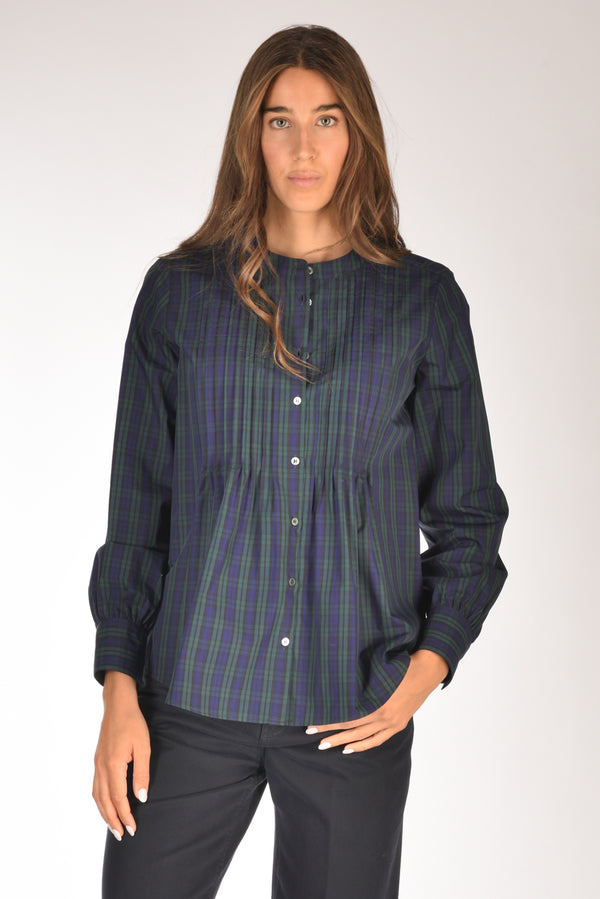 Robert Friedman Camicia Mirta Verde/blu Donna