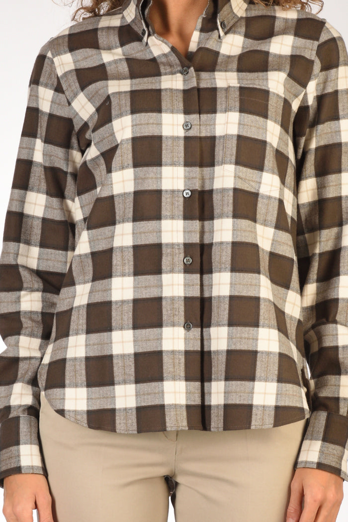 Robert Friedman Camicia Odin Marrone/beige Donna - 3