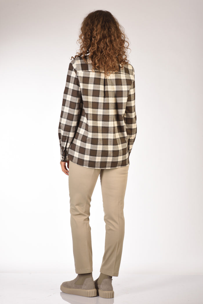 Robert Friedman Camicia Odin Marrone/beige Donna - 5