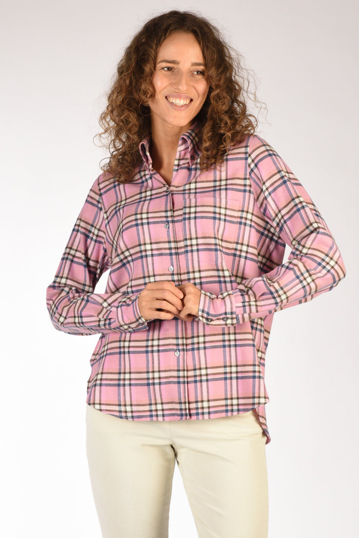 Robert Friedman Camicia Odin Rosa/blu Donna - 1