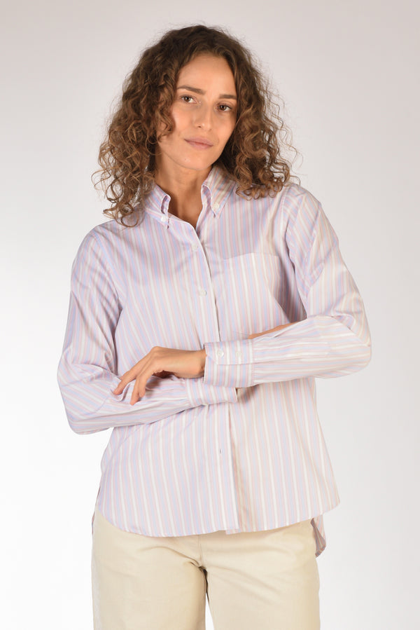 Robert Friedman Camicia Odin Rosa/azzurro Donna
