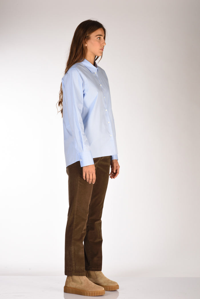 Robert Friedman Camicia Andrea Azzurro Donna - 4