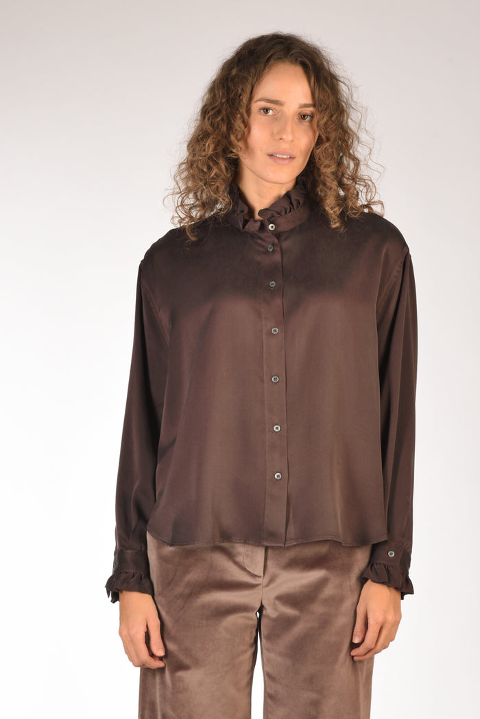 Robert Friedman Camicia Violete Marrone Donna - 2