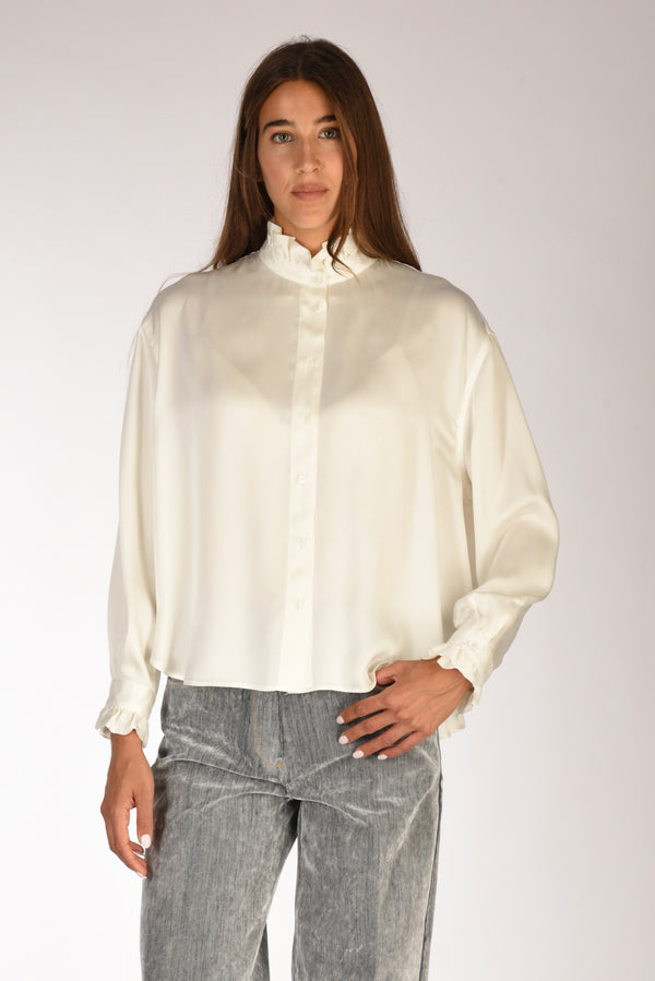 Robert Friedman Camicia Violete Bianco Naturale Donna