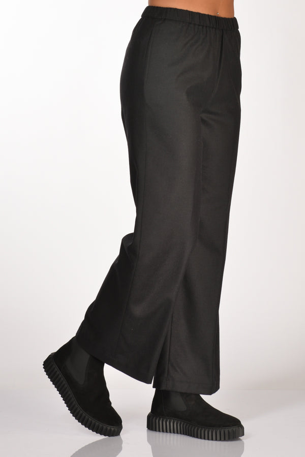 Aspesi Pantaloni Elastico Nero Donna