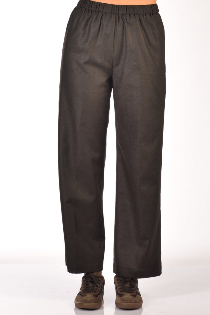 Aspesi Pantaloni Elastico Marrone Donna - 3