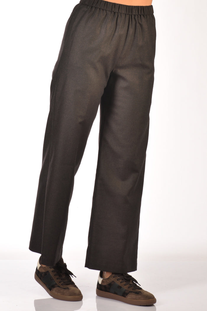 Aspesi Pantaloni Elastico Marrone Donna - 4