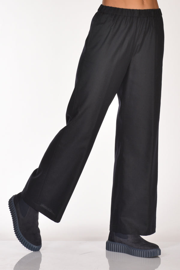 Aspesi Pantaloni Elastico Blu Donna