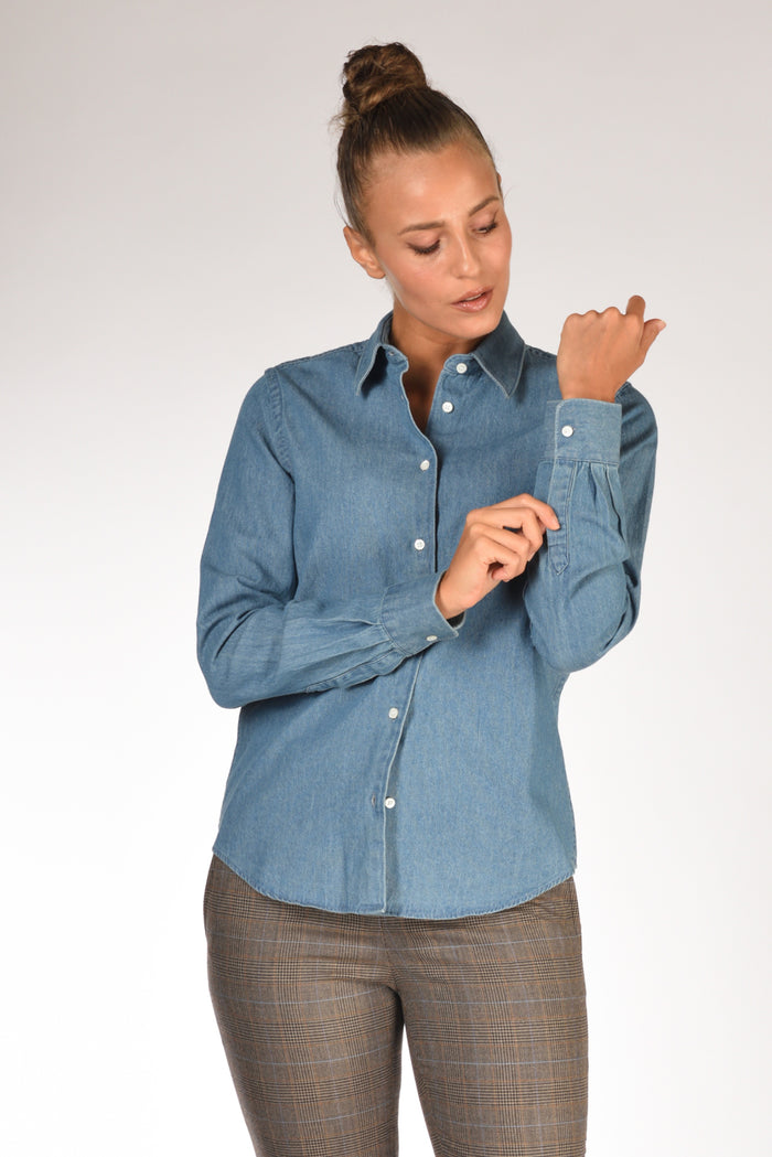 Aspesi Camicia Colletto Blu Donna - 1