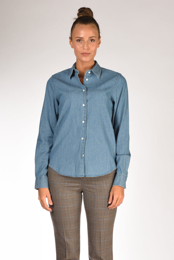 Aspesi Camicia Colletto Blu Donna - 2