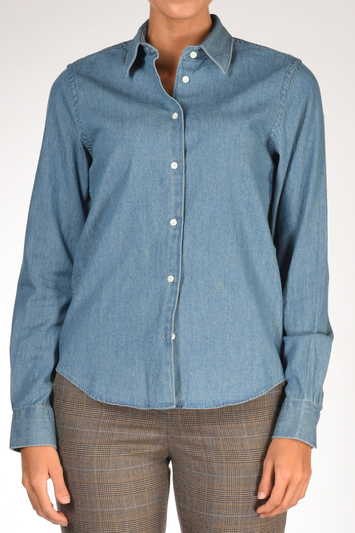 Aspesi Camicia Colletto Blu Donna - 3