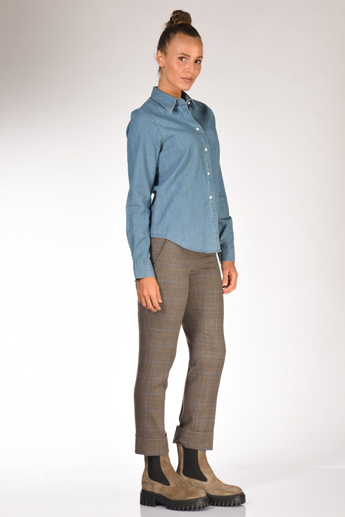 Aspesi Camicia Colletto Blu Donna - 4