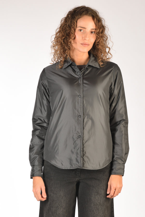 Aspesi Camicia Glue Grigio Donna-2